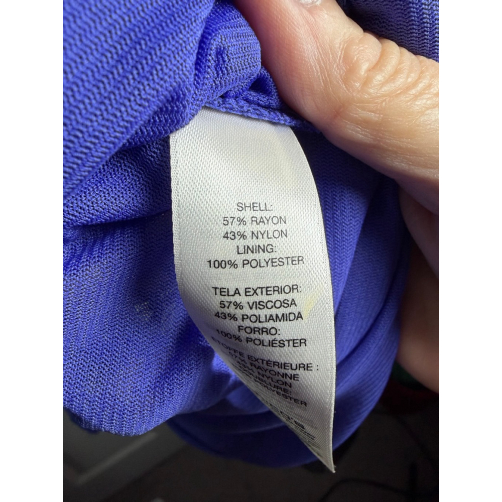 Chico's BlueLace Blouse Size L - Picture 6 of 6